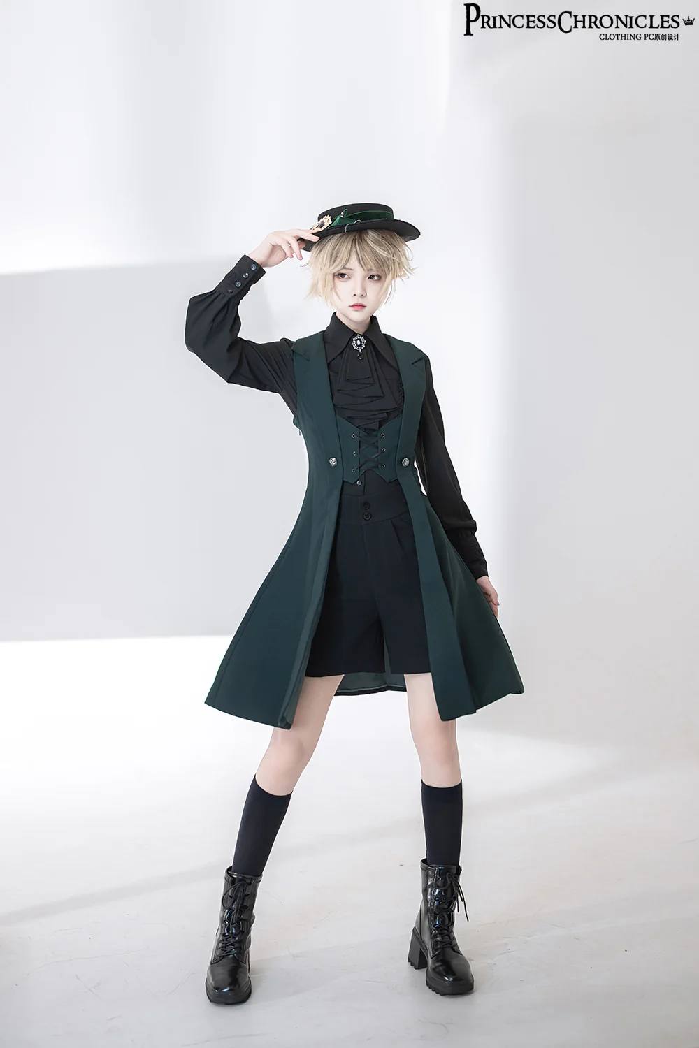 The Night Prelude - Medieval Ouji Lolita Long Vest - Image 25