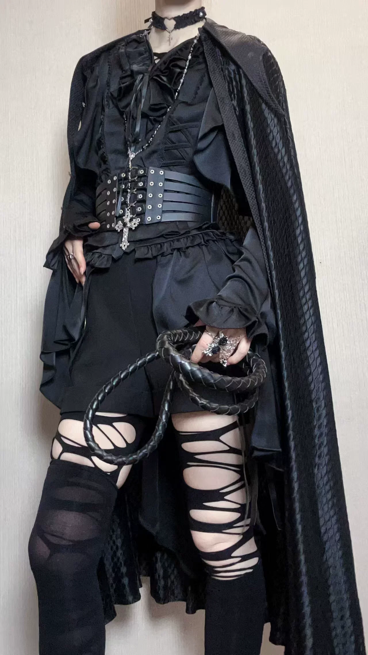 Abyssal Echo - Mermaid Inspired Ouji Lolita Shirt & Side Zipper SK Dress - Image 53