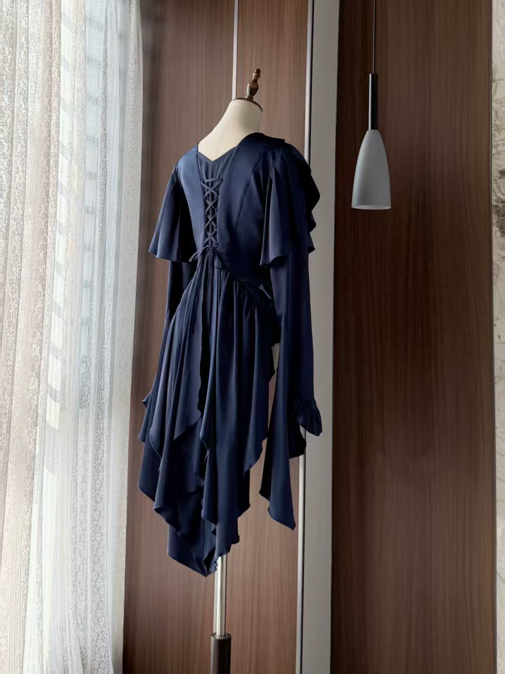 Abyssal Echo - Mermaid Inspired Ouji Lolita Shirt & Side Zipper SK Dress - Image 6