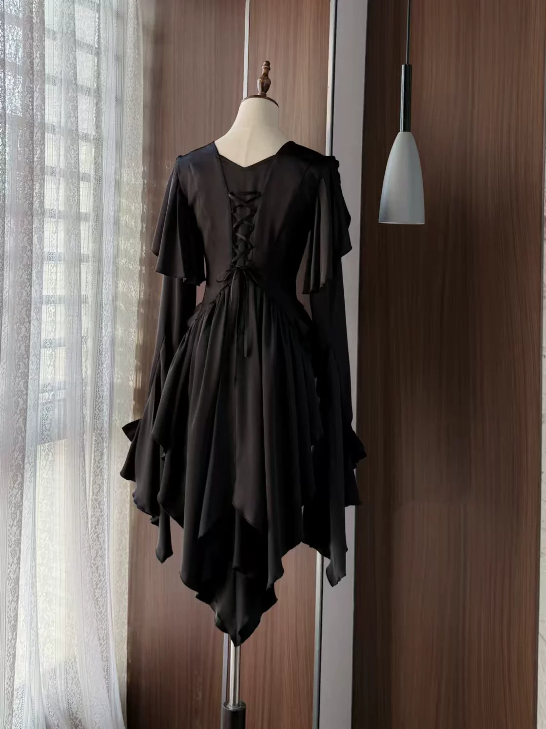 Abyssal Echo - Mermaid Inspired Ouji Lolita Shirt & Side Zipper SK Dress - Image 8