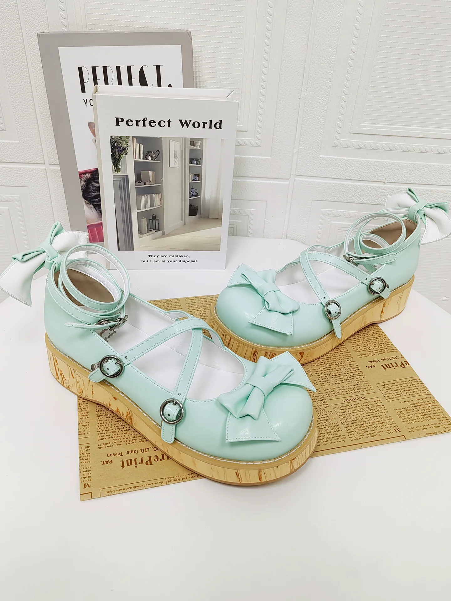 Angelic Imprint - Mid Heel Sweet Lolita Platform Shoes - Image 3
