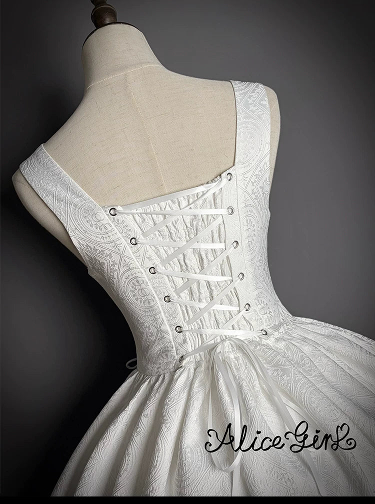 Dawnbreaker - Military Lolita JSK, Diamond Shaped Hemline - Image 12