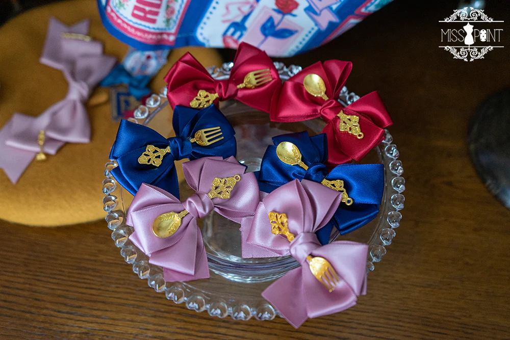 Berry Rose Lolita Accessories Collection KC Beret Necklace - Image 12