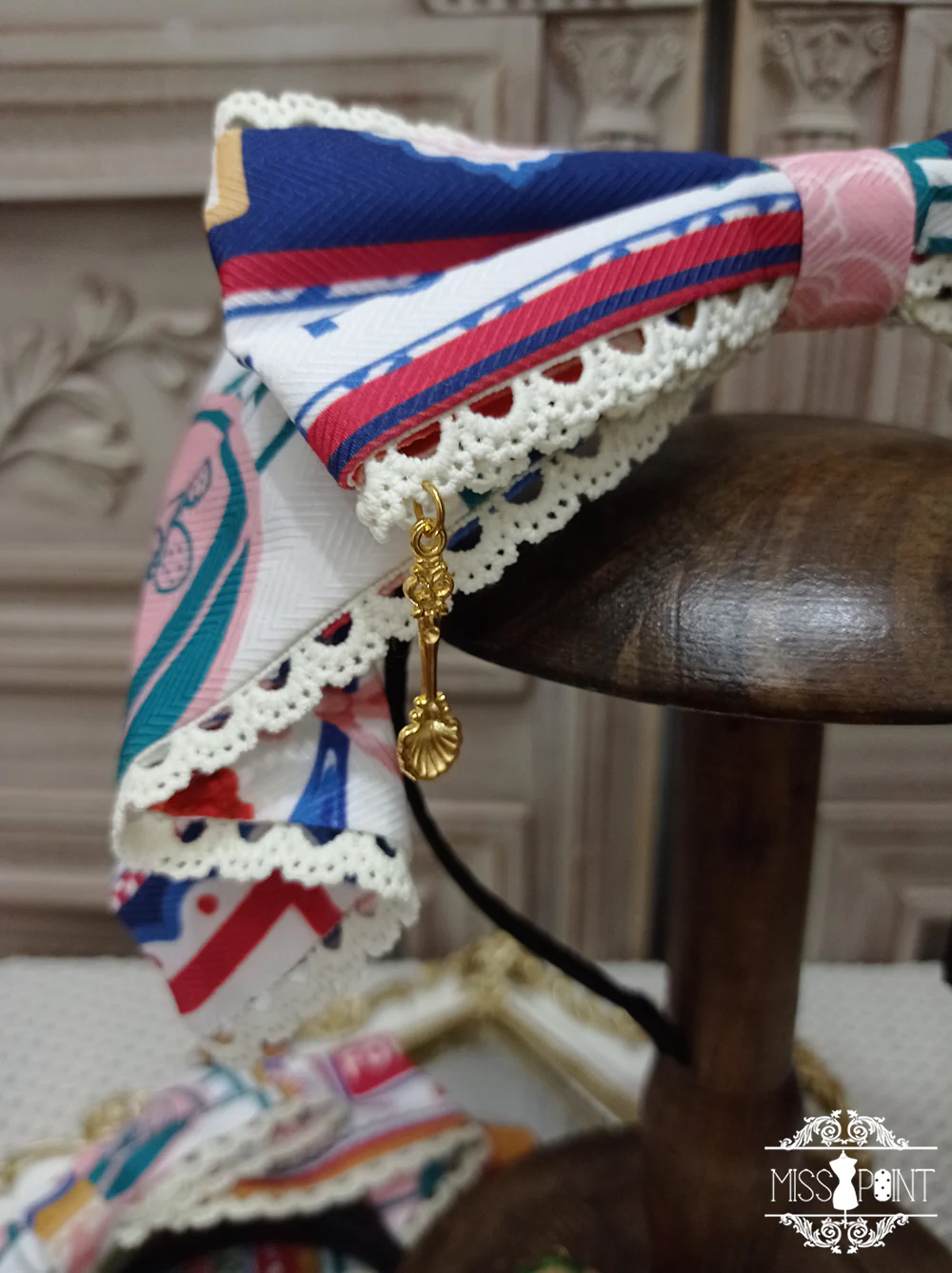 Berry Rose Lolita Accessories Collection KC Beret Necklace - Image 22