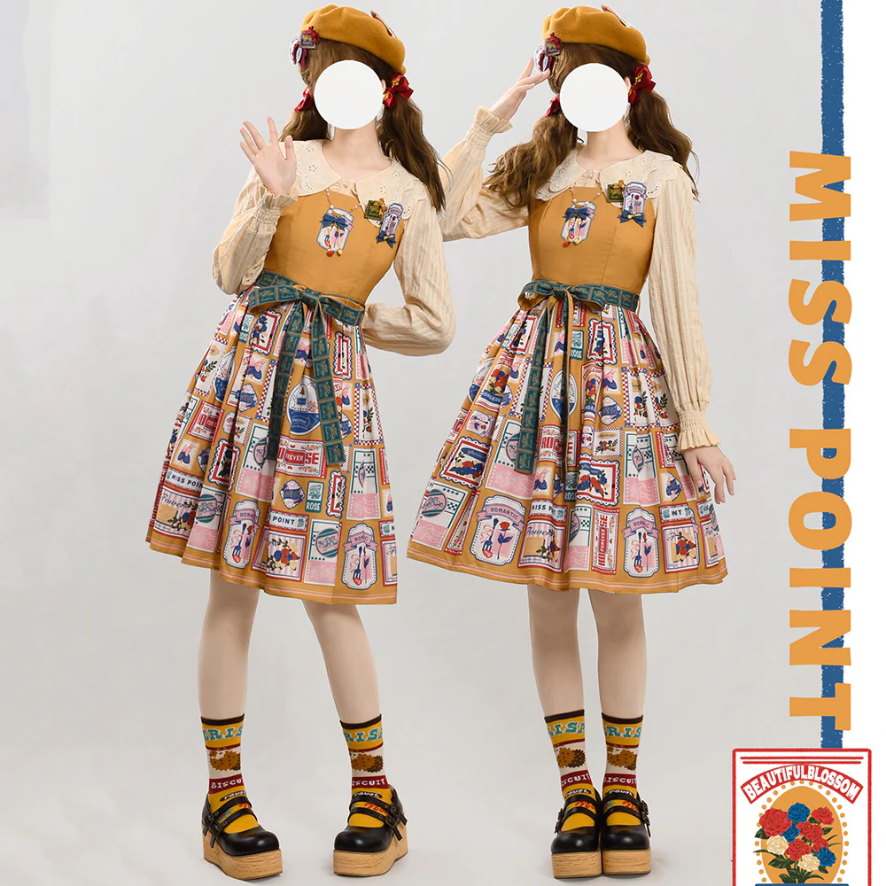 Berry Rose Lolita Accessories Collection KC Beret Necklace - Image 23