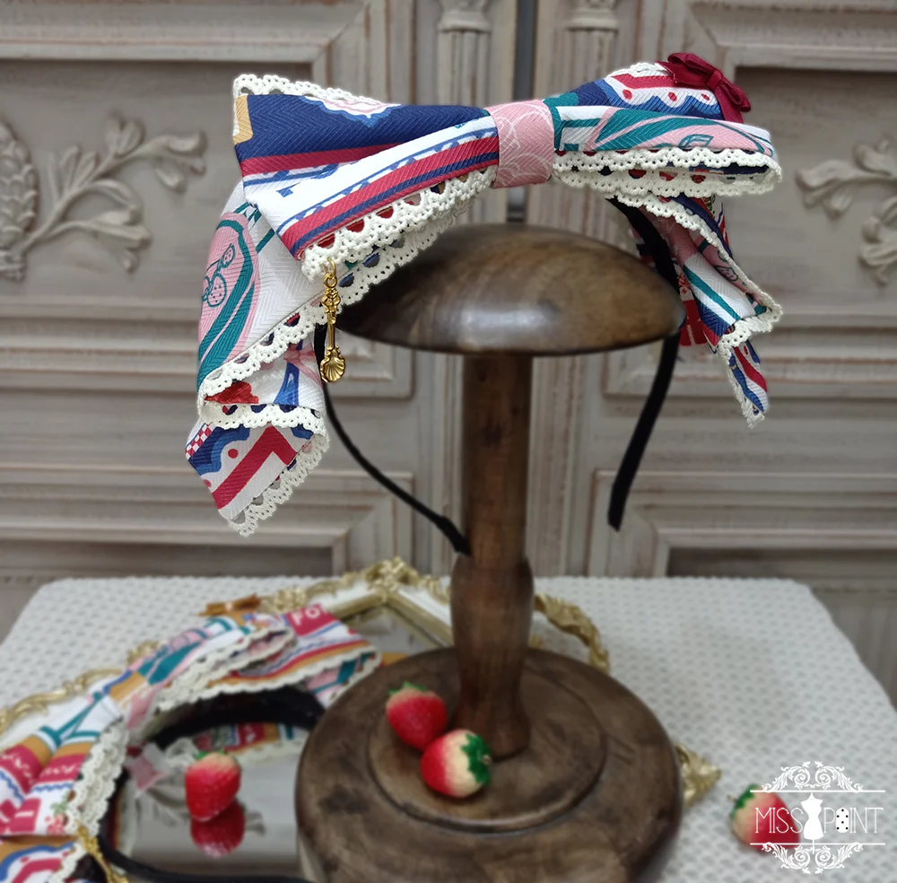 Berry Rose Lolita Accessories Collection KC Beret Necklace - Image 25
