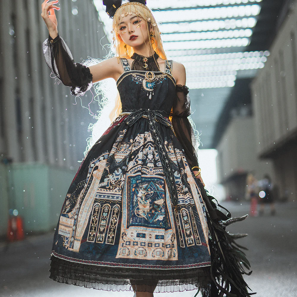 Dusk Bester - Egyptian Lolita Brooch Waistband Shawl - Image 24