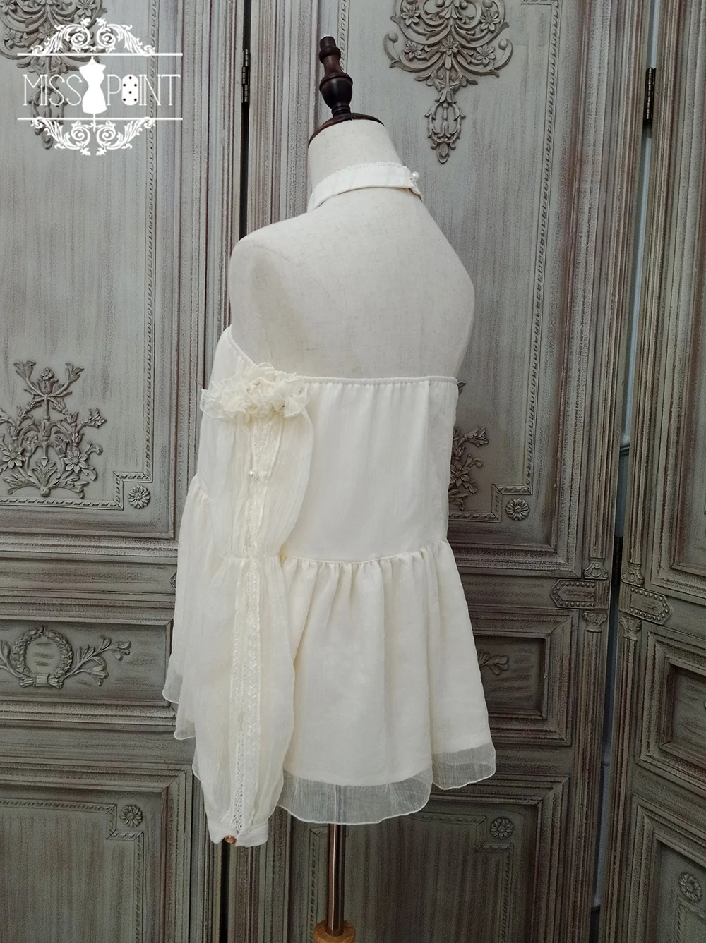 Dusk Bester - Egyptian Lolita Halter Attached Sleeve Blouse - Image 48