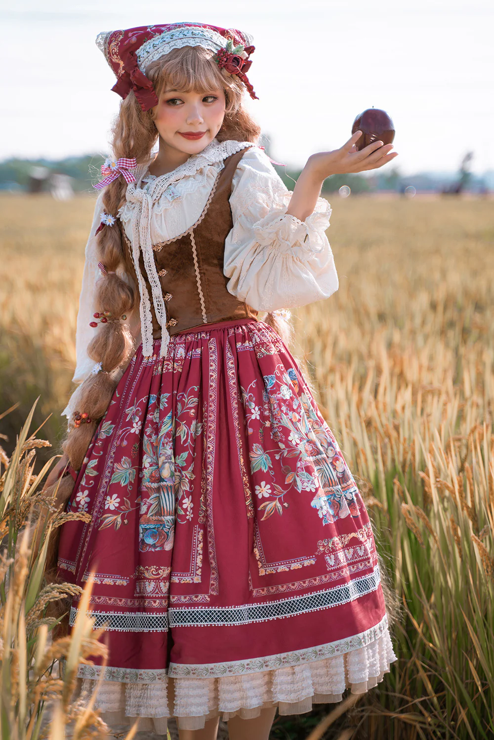 Rich Hymn - Lolita Bavarian Cotton Embroidered Blouse - Image 10