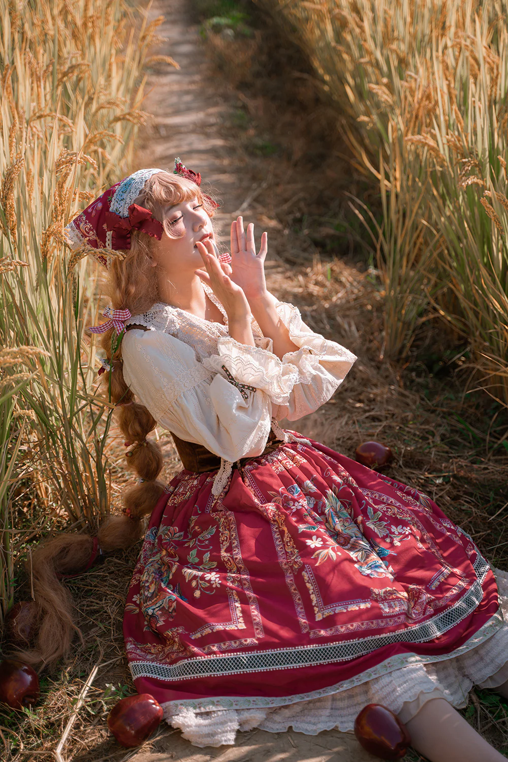 Rich Hymn - Lolita Bavarian Cotton Embroidered Blouse - Image 11