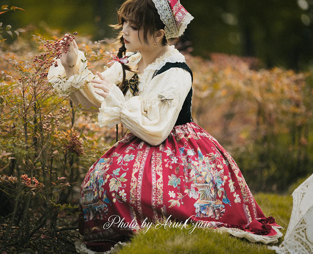 Rich Hymn - Lolita Bavarian Cotton Embroidered Blouse - Image 14