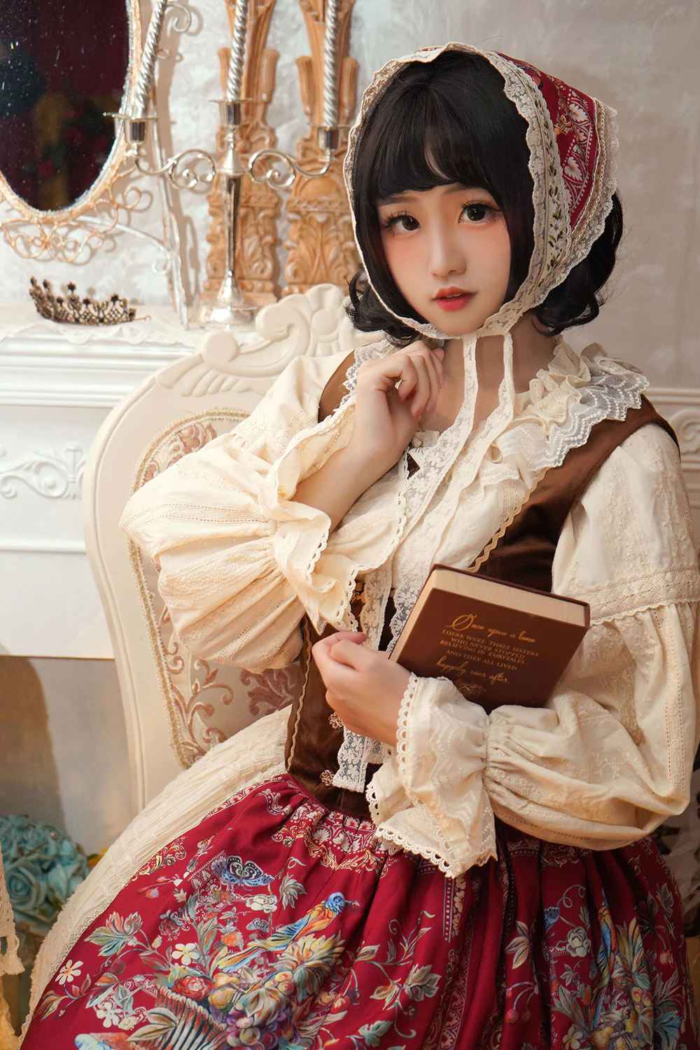 Rich Hymn - Lolita Bavarian Cotton Embroidered Blouse - Image 15