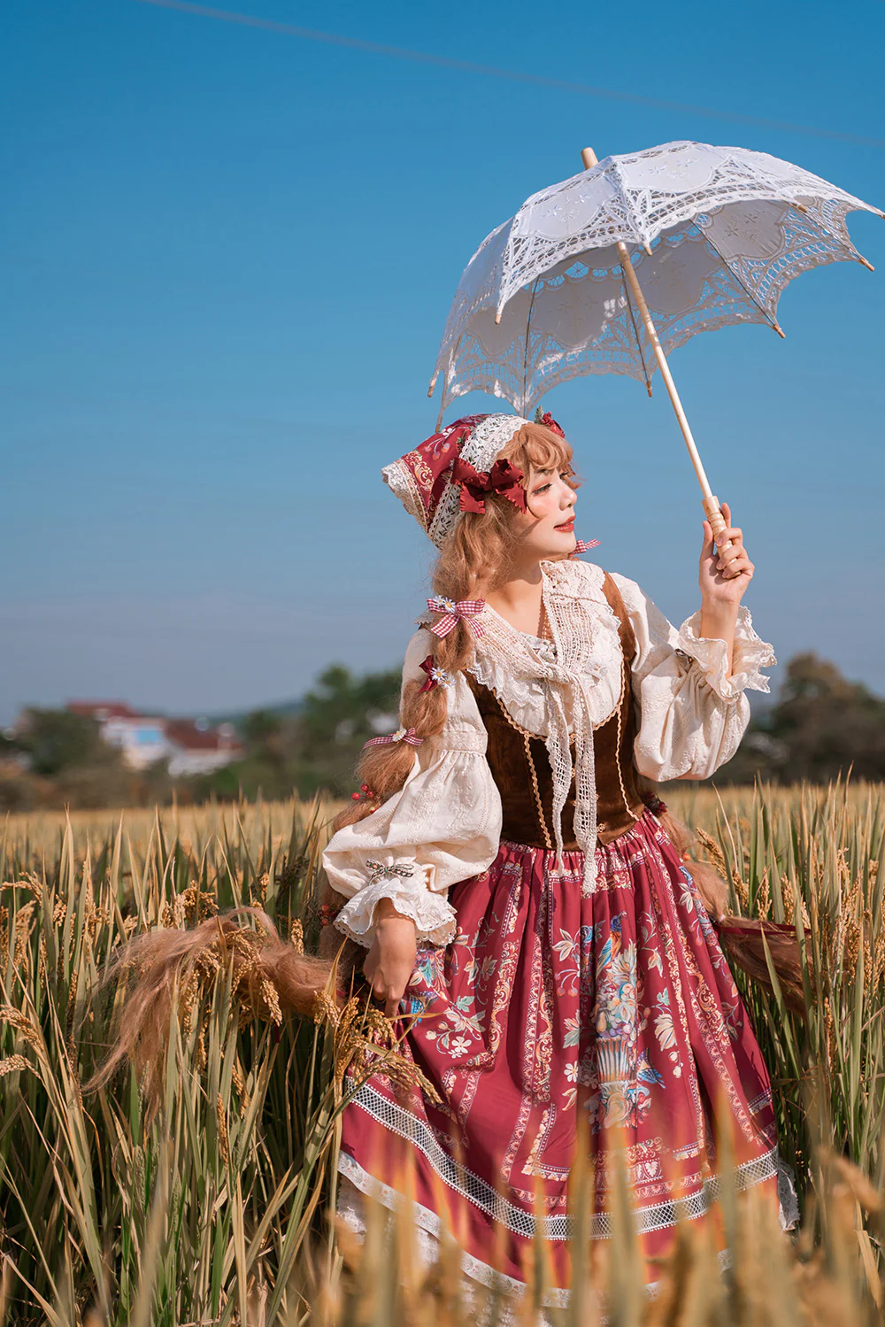Rich Hymn - Lolita Bavarian Cotton Embroidered Blouse - Image 18