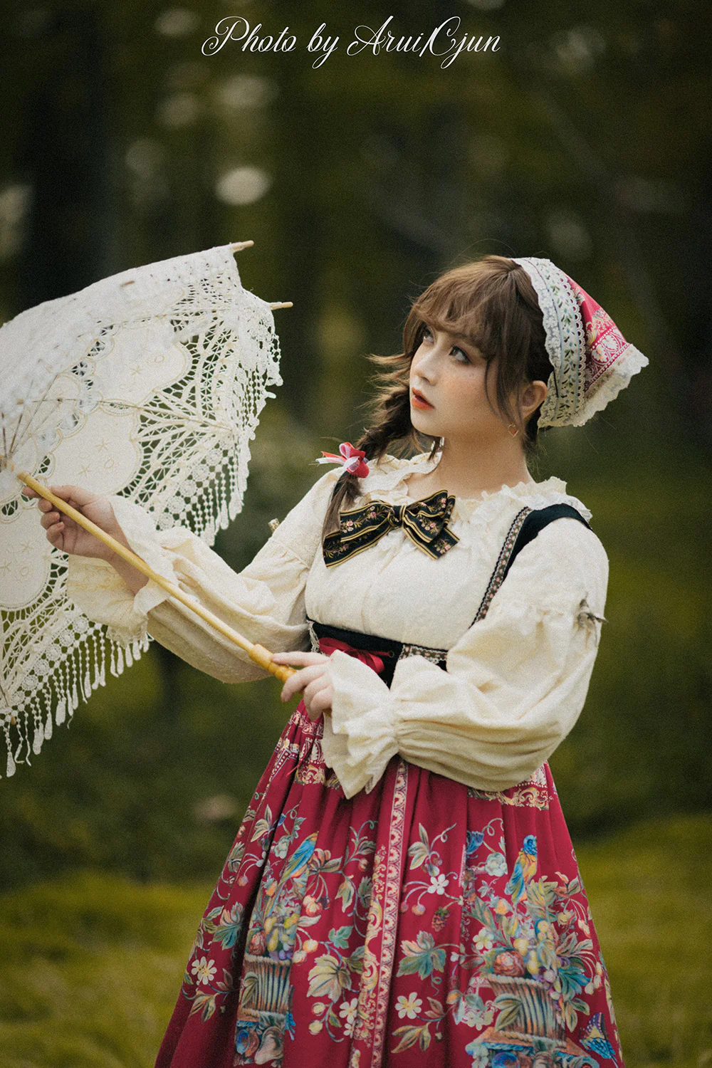 Rich Hymn - Lolita Bavarian Cotton Embroidered Blouse - Image 19