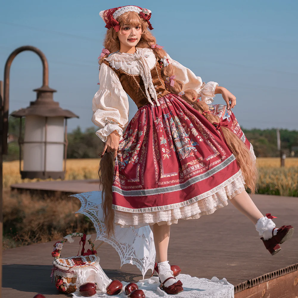 Rich Hymn - Lolita Bavarian Cotton Embroidered Blouse - Image 20