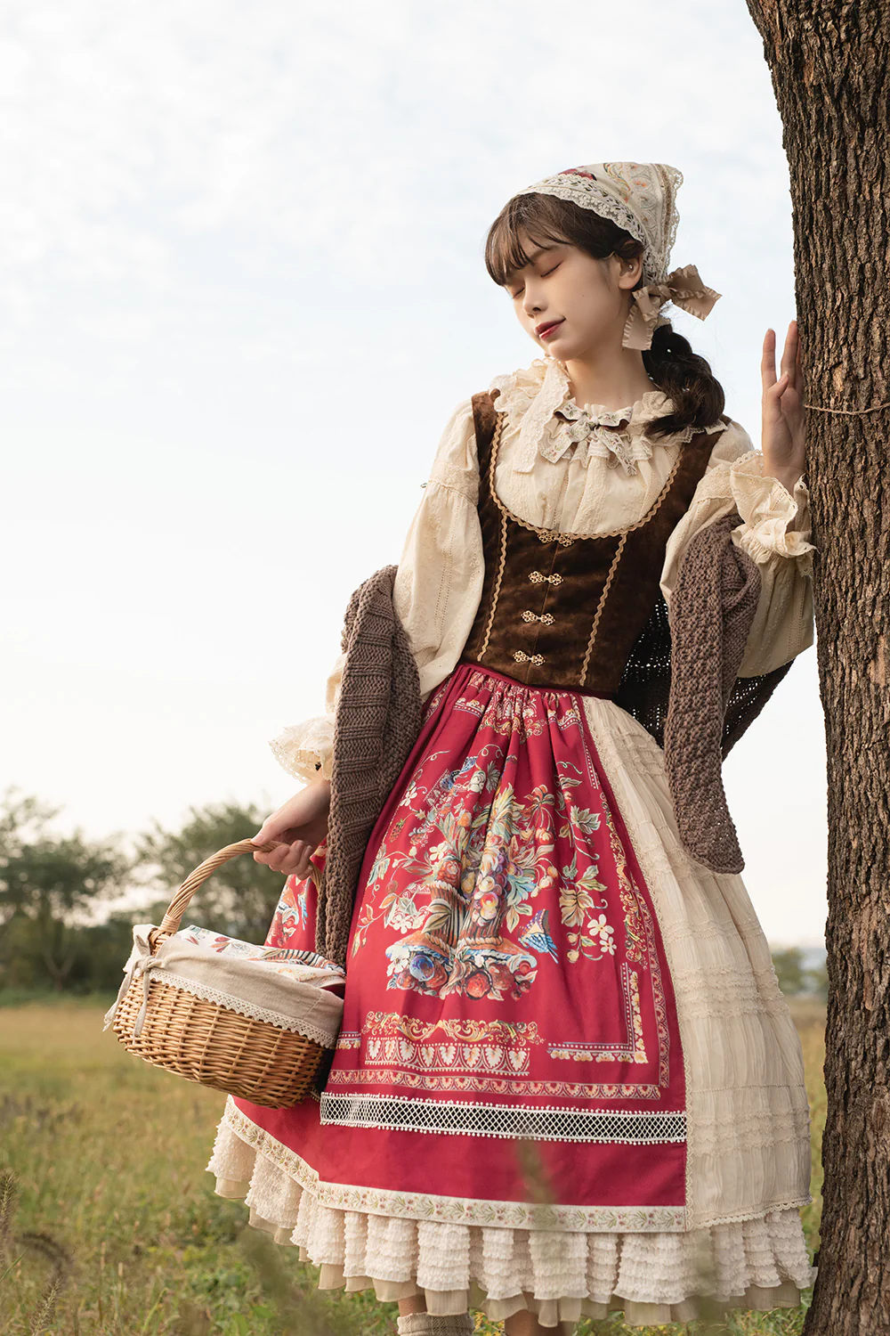 Rich Hymn - Lolita Bavarian Cotton Embroidered Blouse - Image 21