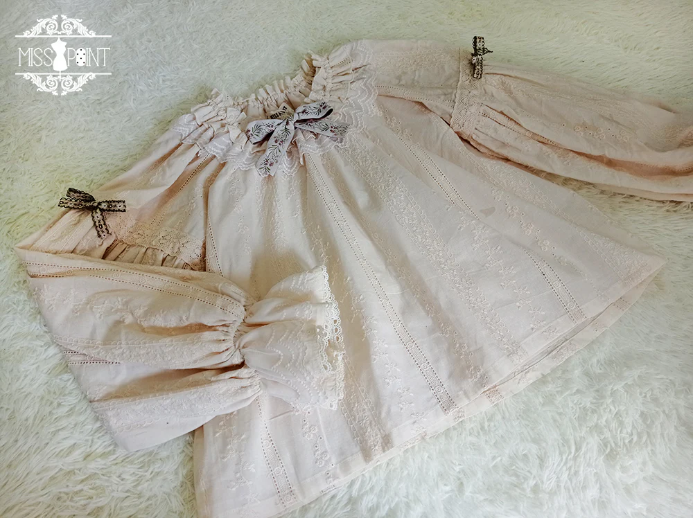 Rich Hymn - Lolita Bavarian Cotton Embroidered Blouse - Image 27