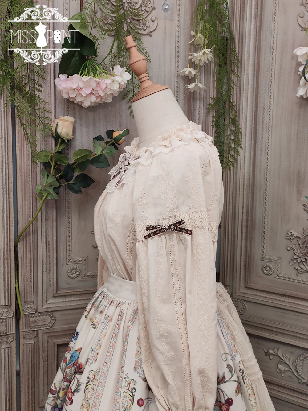 Rich Hymn - Lolita Bavarian Cotton Embroidered Blouse - Image 32