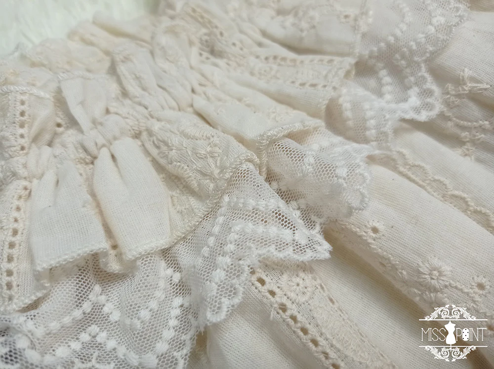 Rich Hymn - Lolita Bavarian Cotton Embroidered Blouse - Image 38