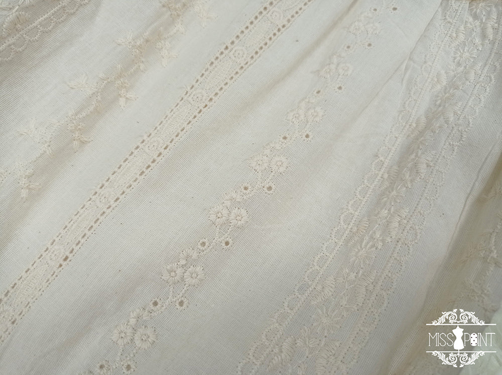 Rich Hymn - Lolita Bavarian Cotton Embroidered Blouse - Image 39