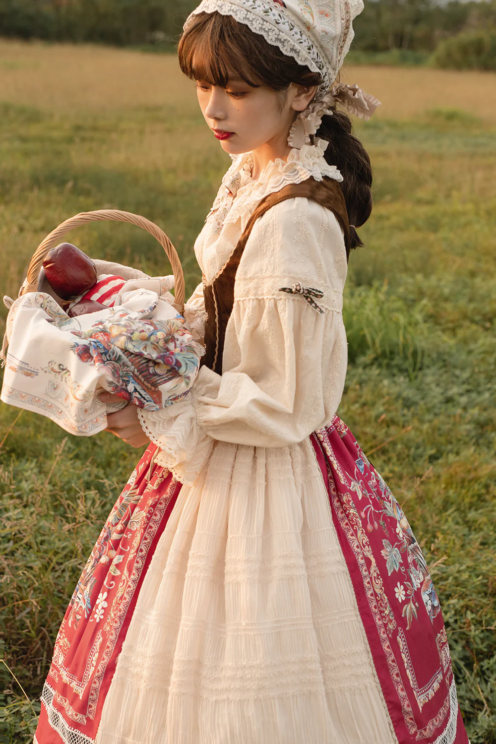 Rich Hymn - Lolita Bavarian Cotton Embroidered Blouse - Image 7