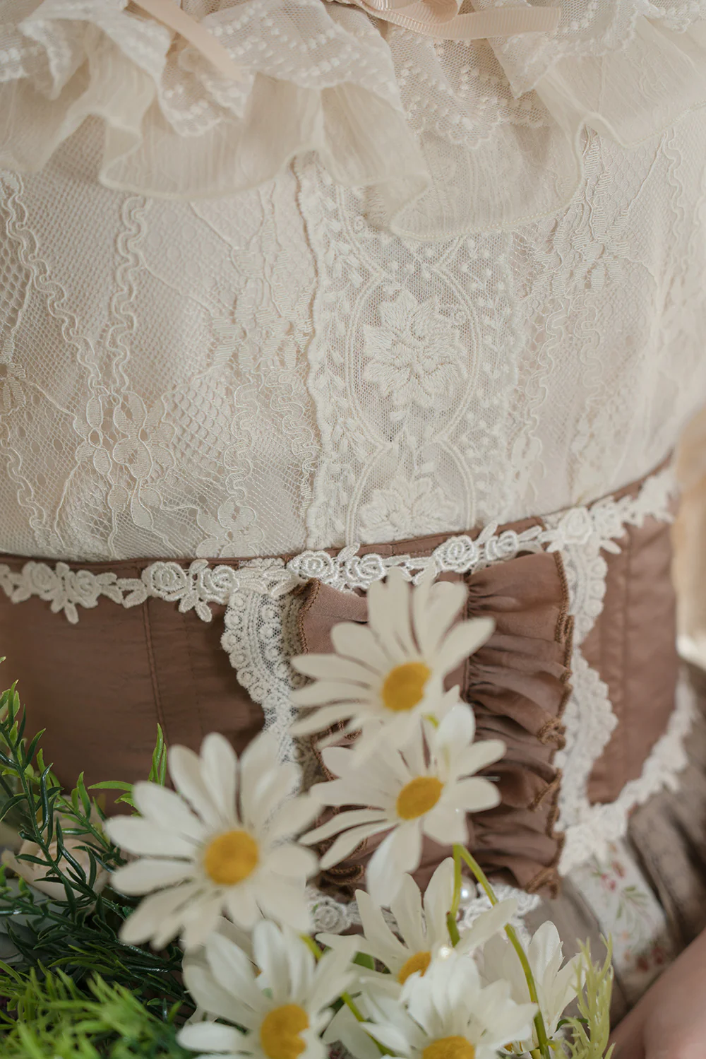 The Sally Gardens - Lotus Root Sleeve Lolita Blouse - Image 15