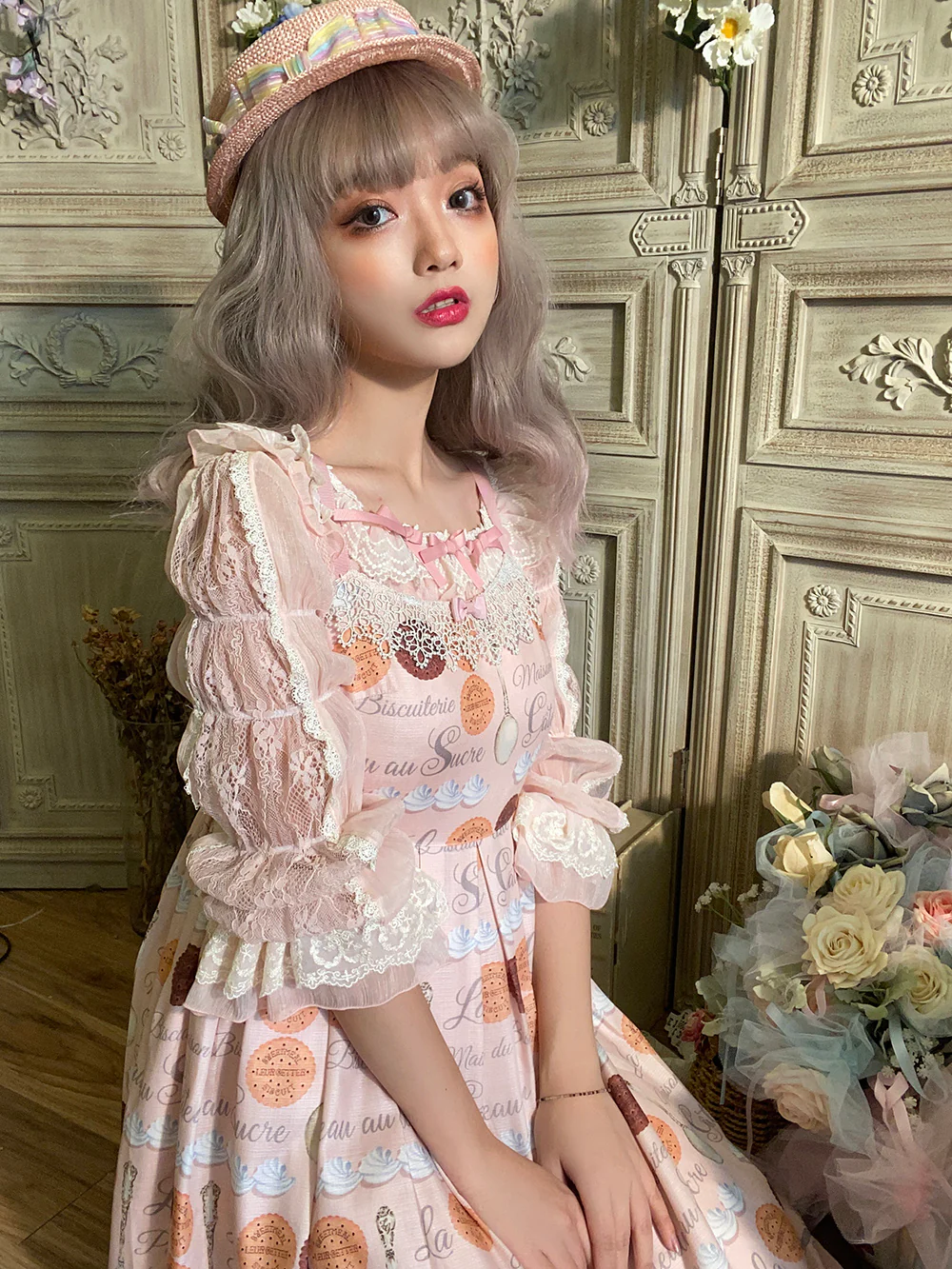 The Sally Gardens - Lotus Root Sleeve Lolita Blouse - Image 22