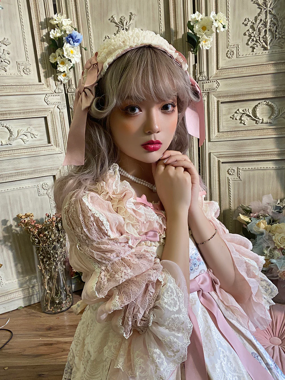 The Sally Gardens - Lotus Root Sleeve Lolita Blouse - Image 23