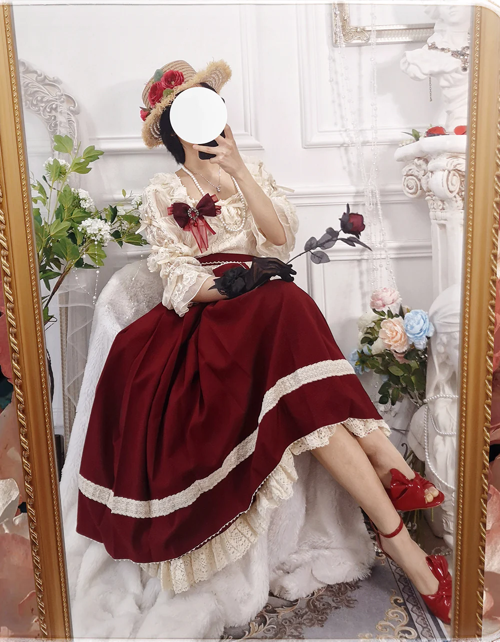 The Sally Gardens - Lotus Root Sleeve Lolita Blouse - Image 27