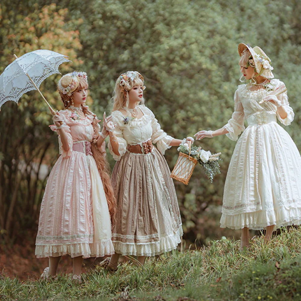 The Sally Gardens - Lotus Root Sleeve Lolita Blouse - Image 4