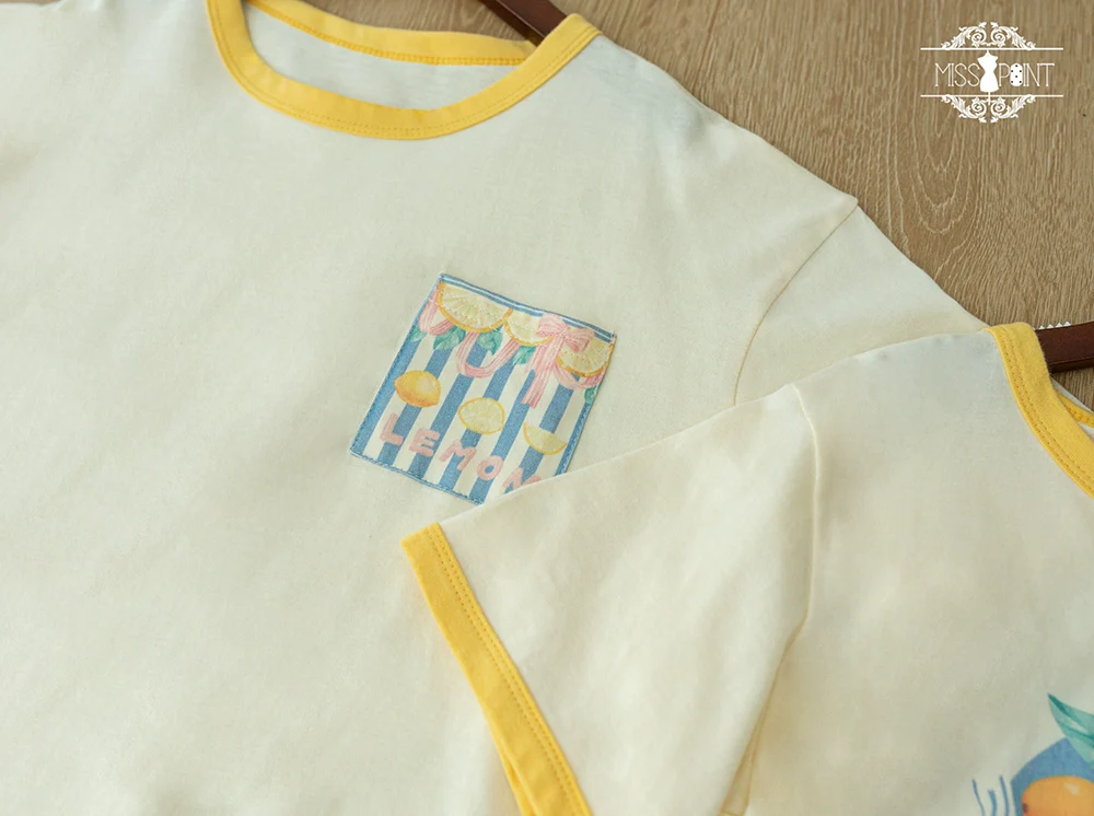 Daisy Lemon - Daily Lolita Lemon Print T-Shirt Customized - Image 11