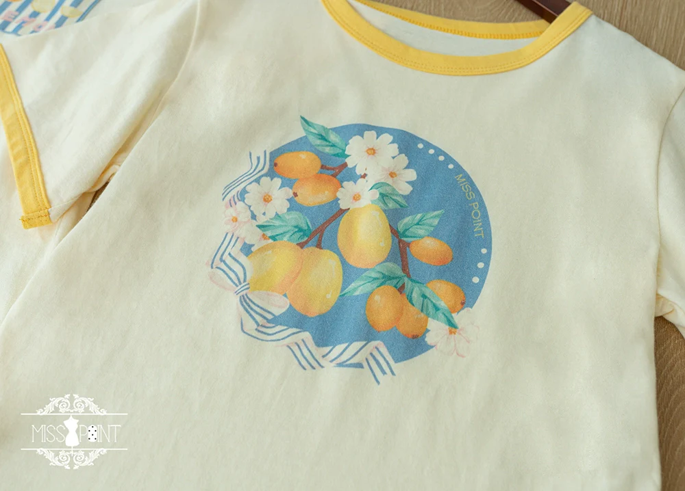 Daisy Lemon - Daily Lolita Lemon Print T-Shirt Customized - Image 12