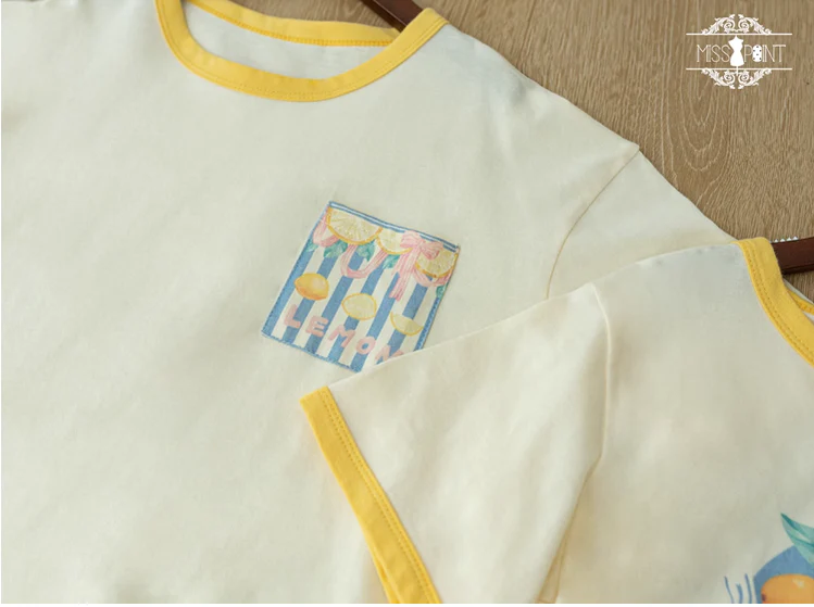 Daisy Lemon - Daily Lolita Lemon Print T-Shirt Customized - Image 15
