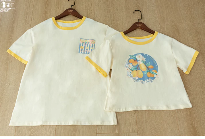 Daisy Lemon - Daily Lolita Lemon Print T-Shirt Customized - Image 16