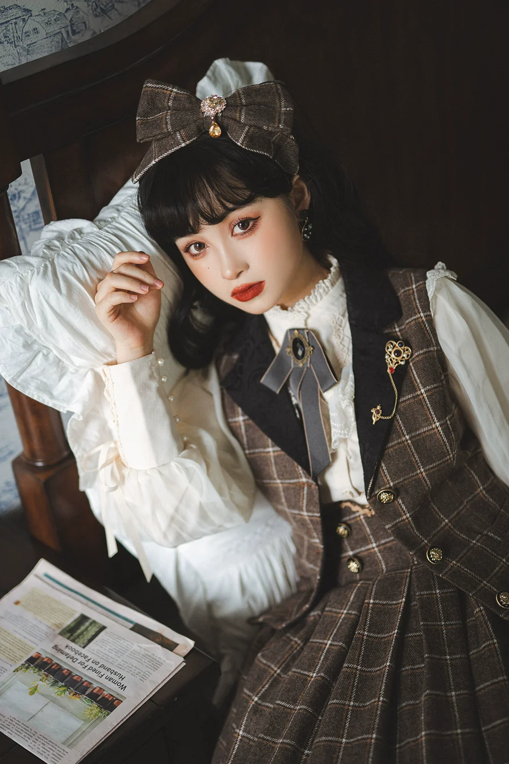 Rose Doll - Elegant Lolita Mutton Sleeve Blouse - Image 22