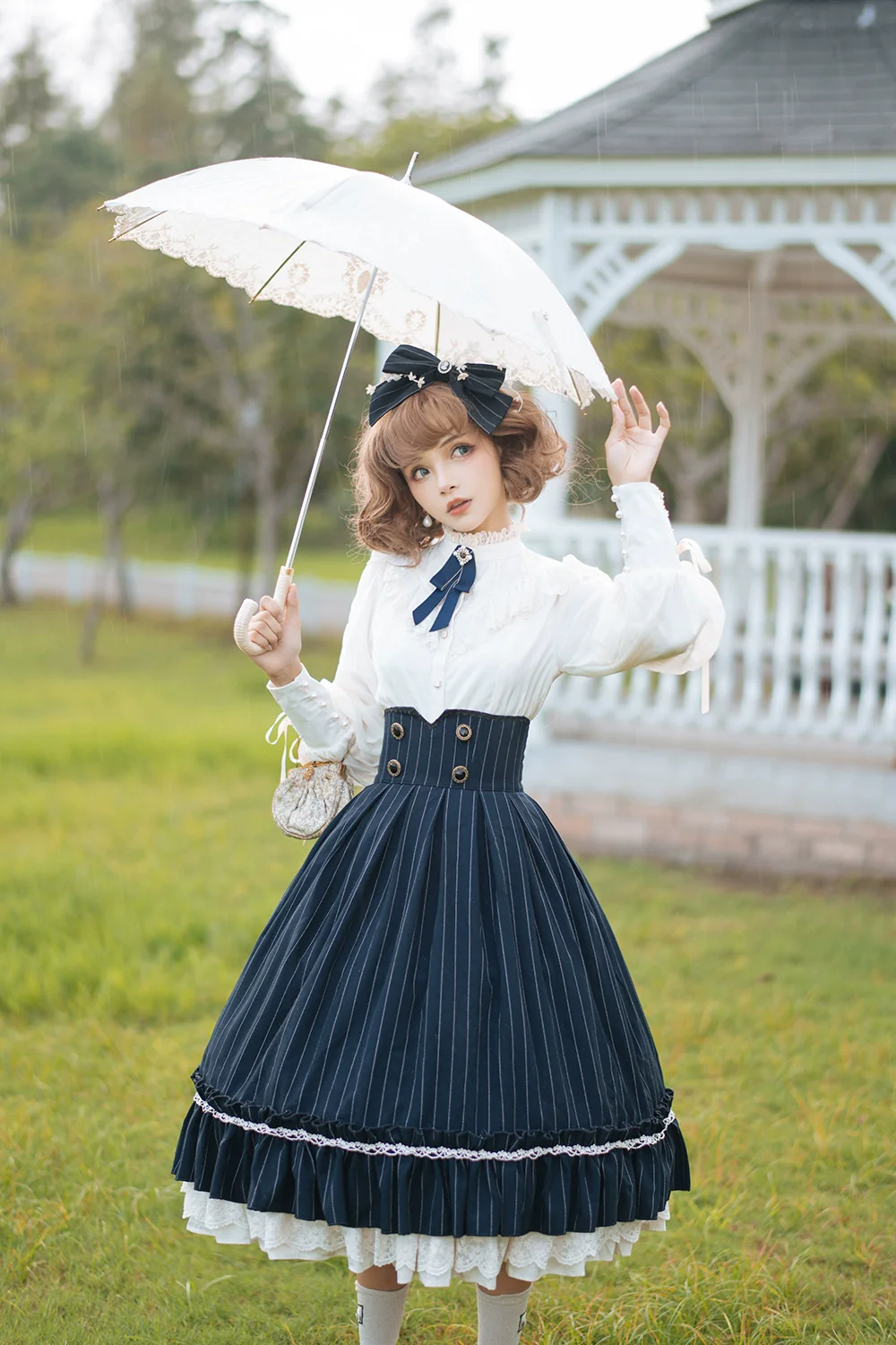 Rose Doll - Elegant Lolita Mutton Sleeve Blouse - Image 31