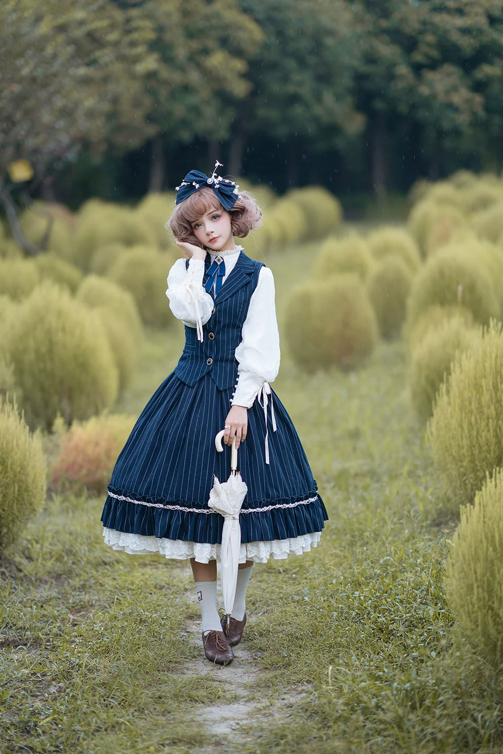 Rose Doll - Elegant Lolita Mutton Sleeve Blouse - Image 34