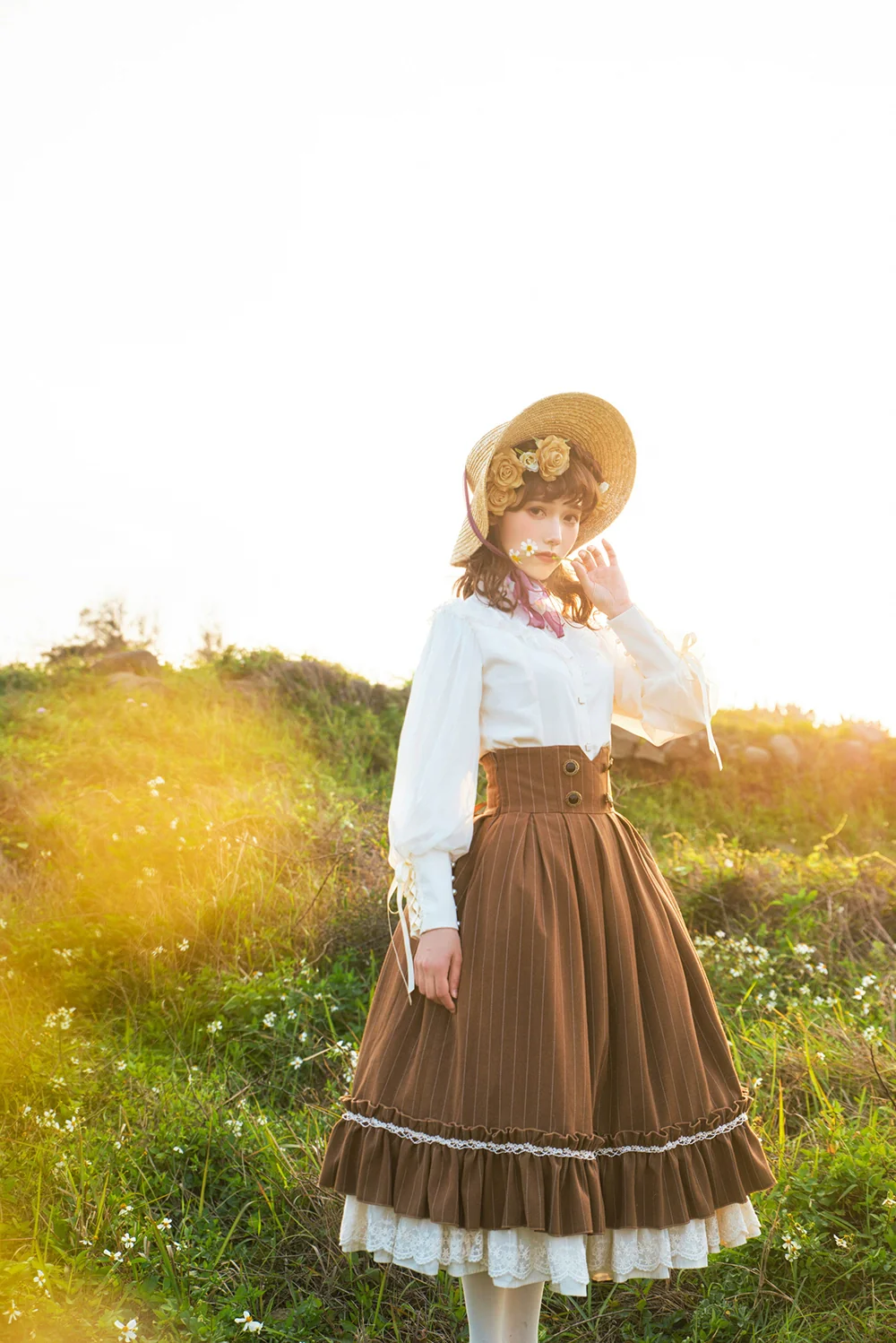 Rose Doll - Elegant Lolita Mutton Sleeve Blouse - Image 41