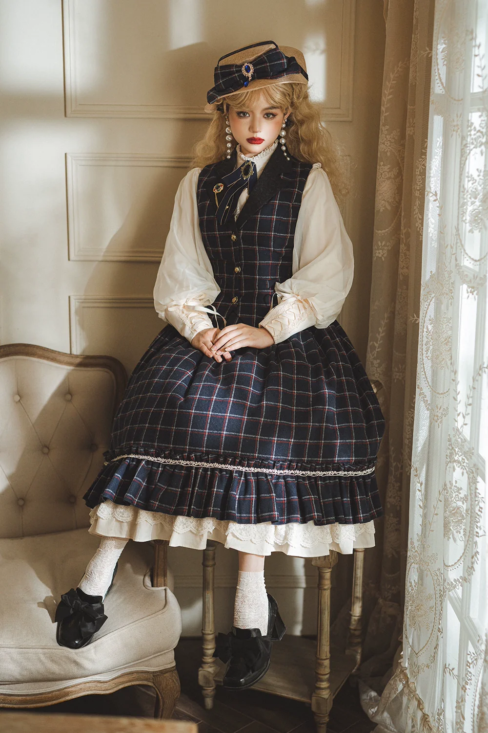 Rose Doll - Elegant Lolita Mutton Sleeve Blouse - Image 45