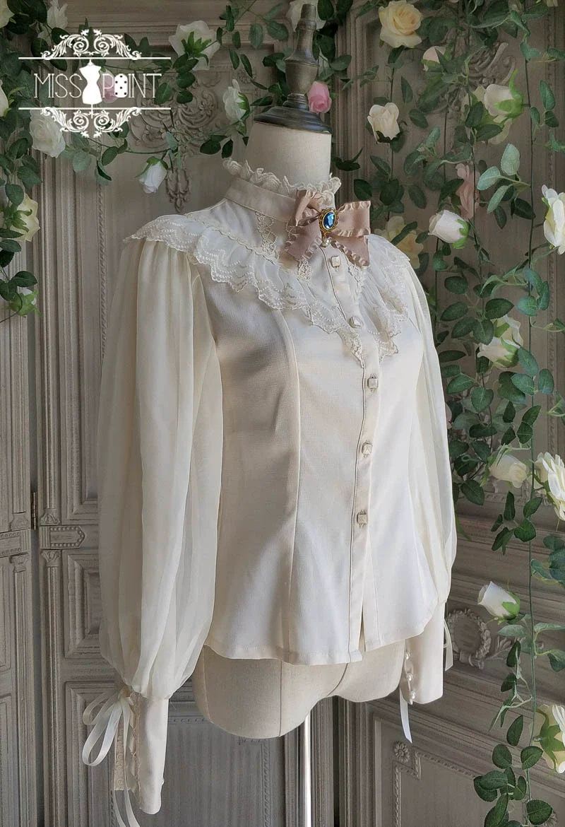 Rose Doll - Elegant Lolita Mutton Sleeve Blouse - Image 55