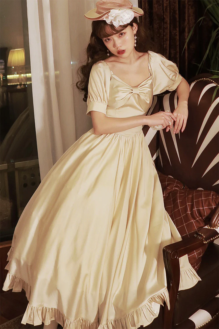 Miss Rebecca - Pure Color Elegant Lolita OP Dress - Image 38