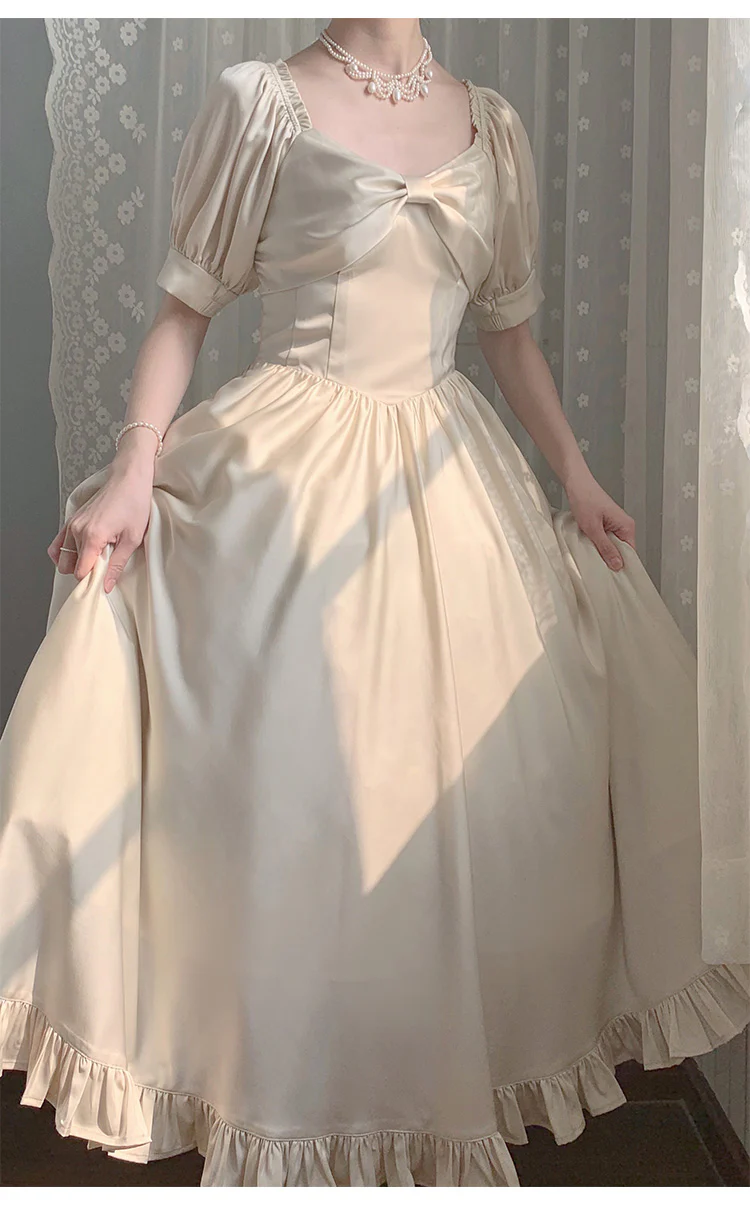 Miss Rebecca - Pure Color Elegant Lolita OP Dress - Image 43