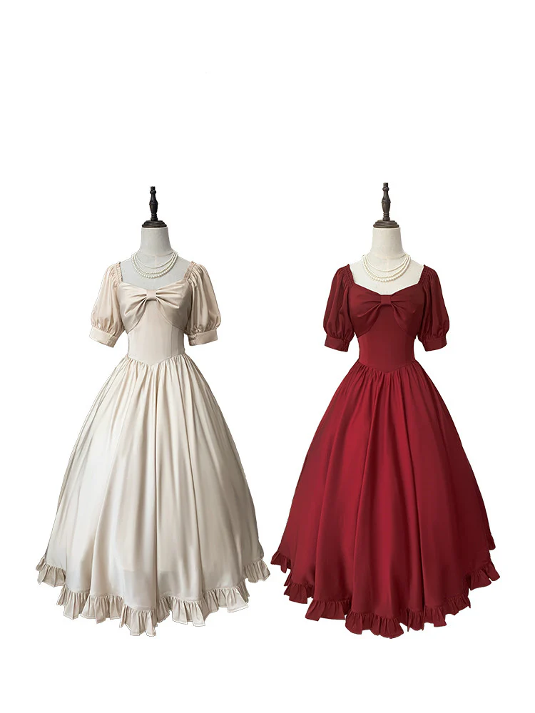 Miss Rebecca - Pure Color Elegant Lolita OP Dress - Image 48