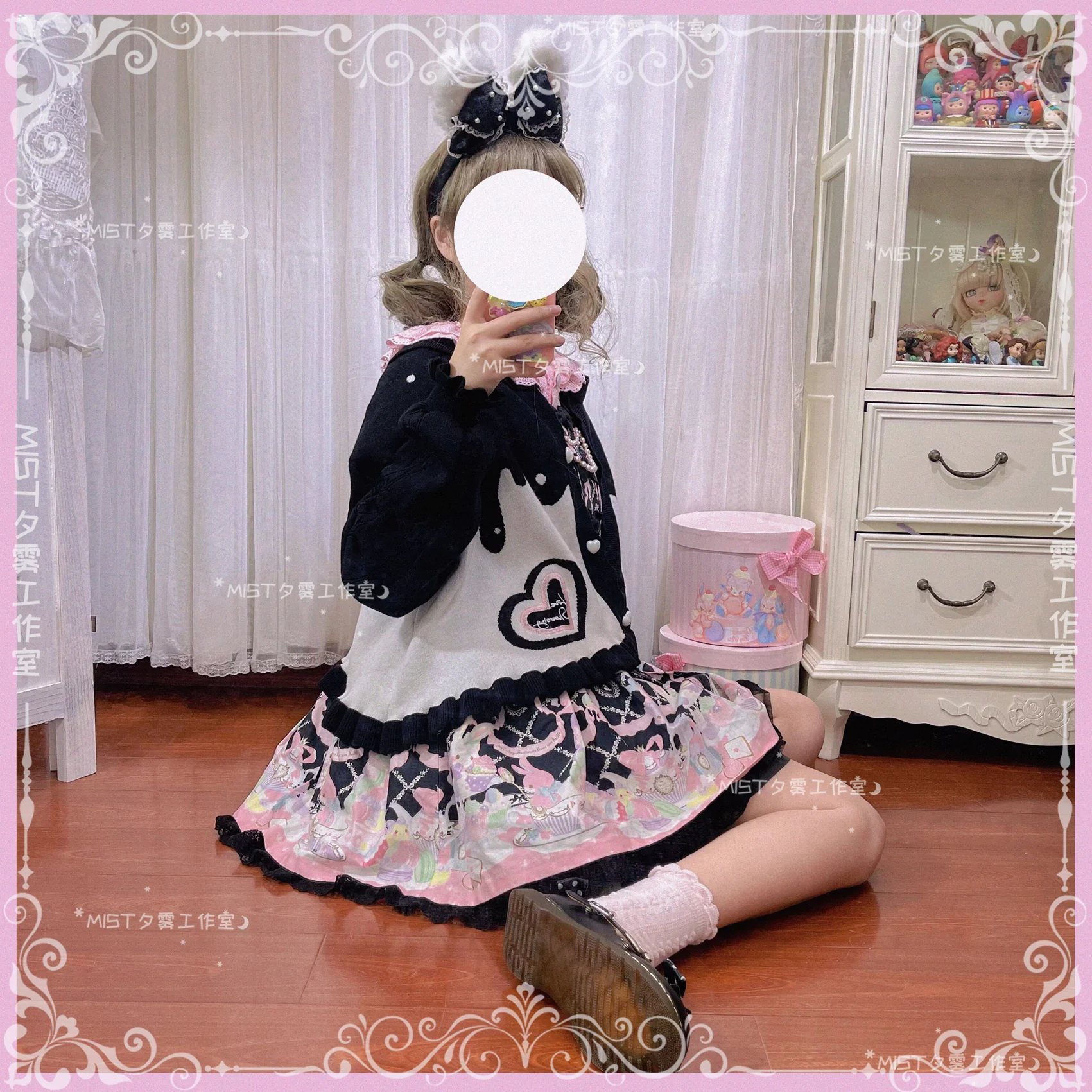 Beating Heart - Sweet Lolita Thick Sweater Coat Puff Sleeve - Image 51