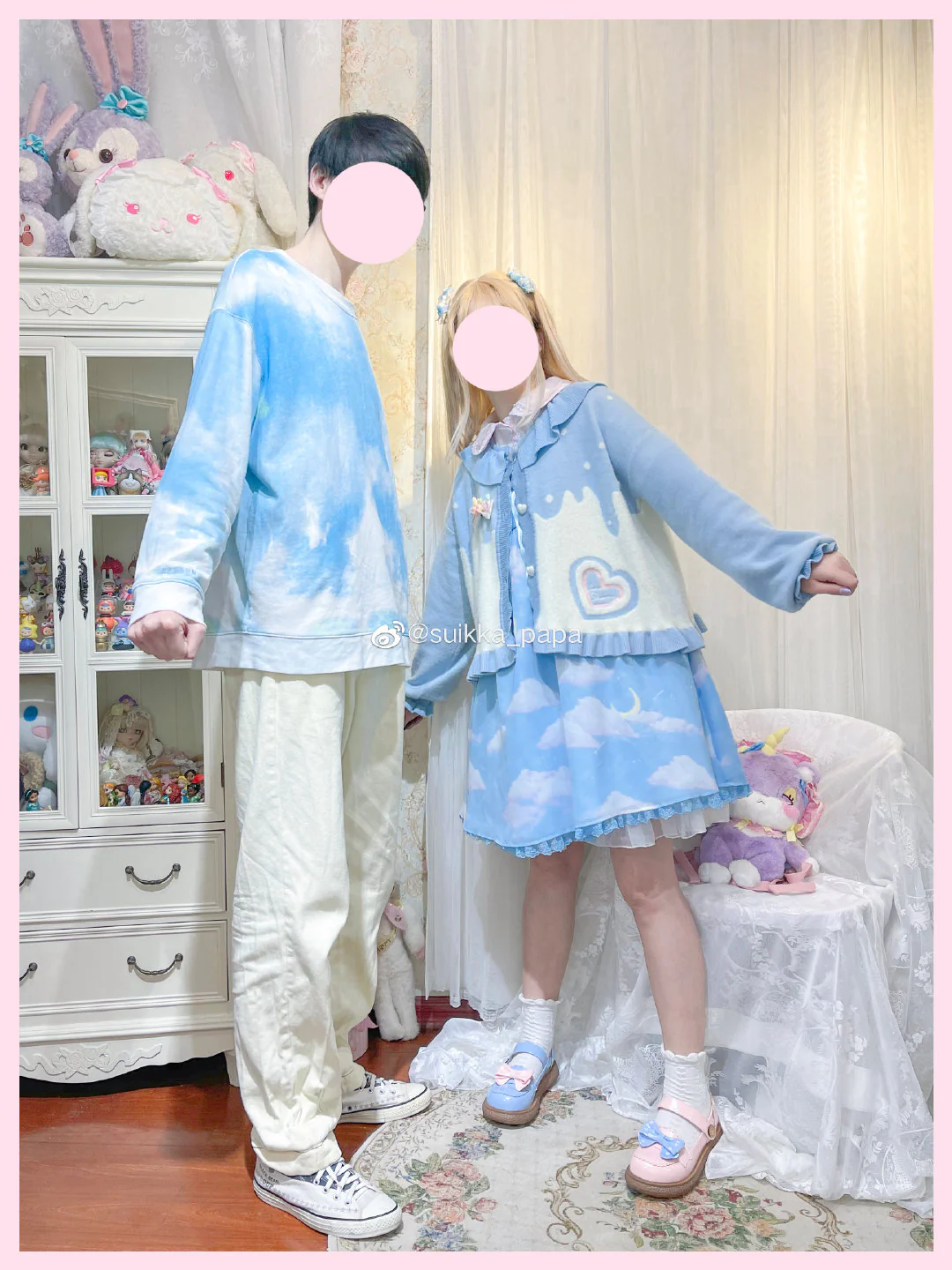 Beating Heart - Sweet Lolita Thick Sweater Coat Puff Sleeve - Image 65