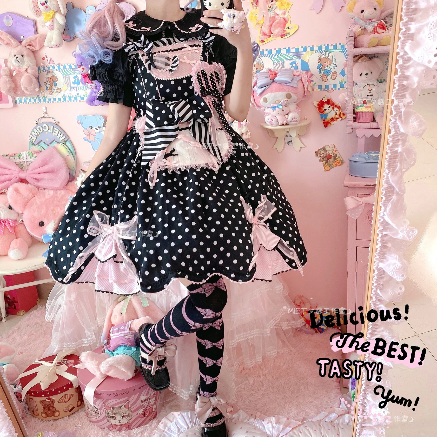 Creamy Condensed Milk - Kawaii Lolita Shirt Soft Girl Short-sleeved - Image 16