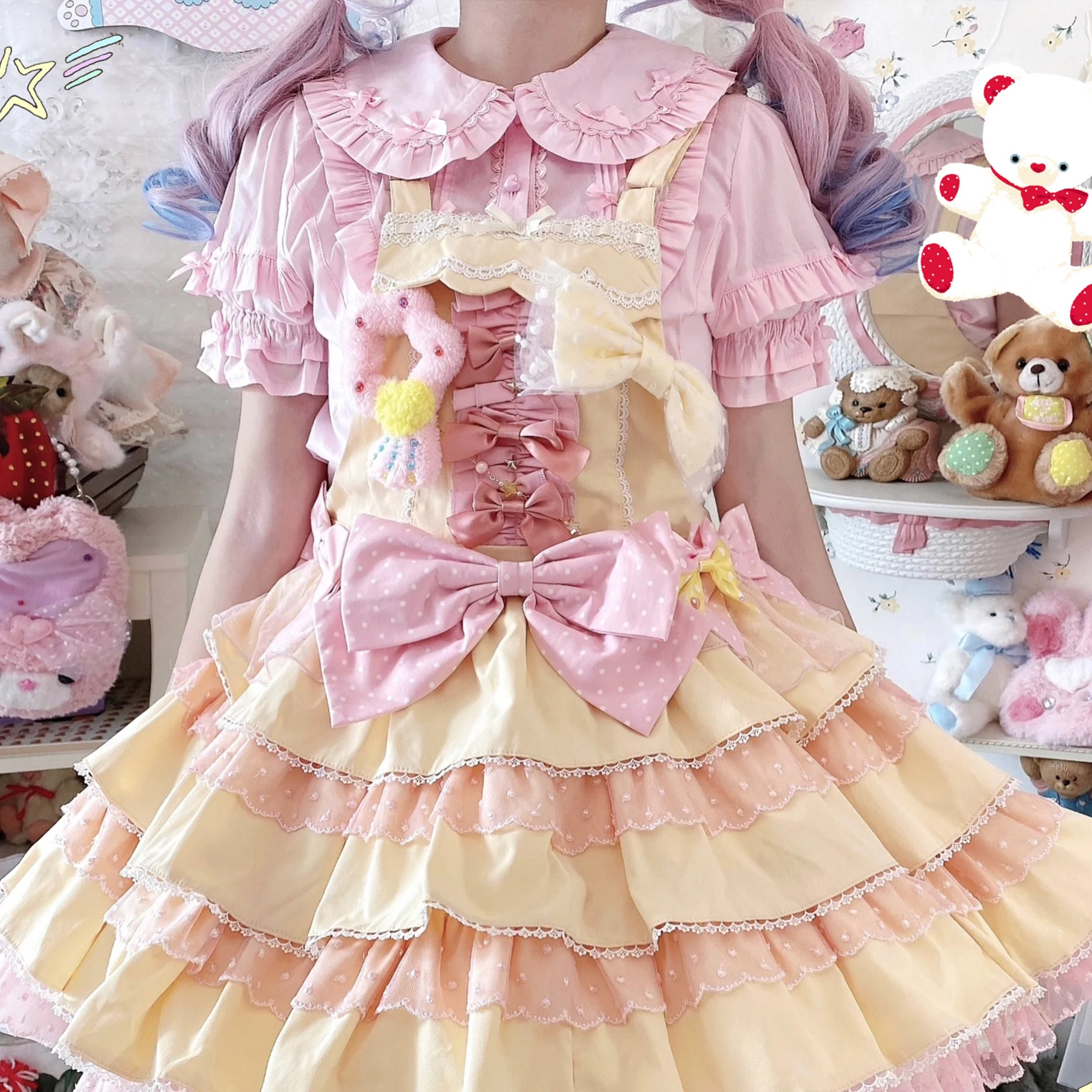 Creamy Condensed Milk - Kawaii Lolita Shirt Soft Girl Short-sleeved - Image 28