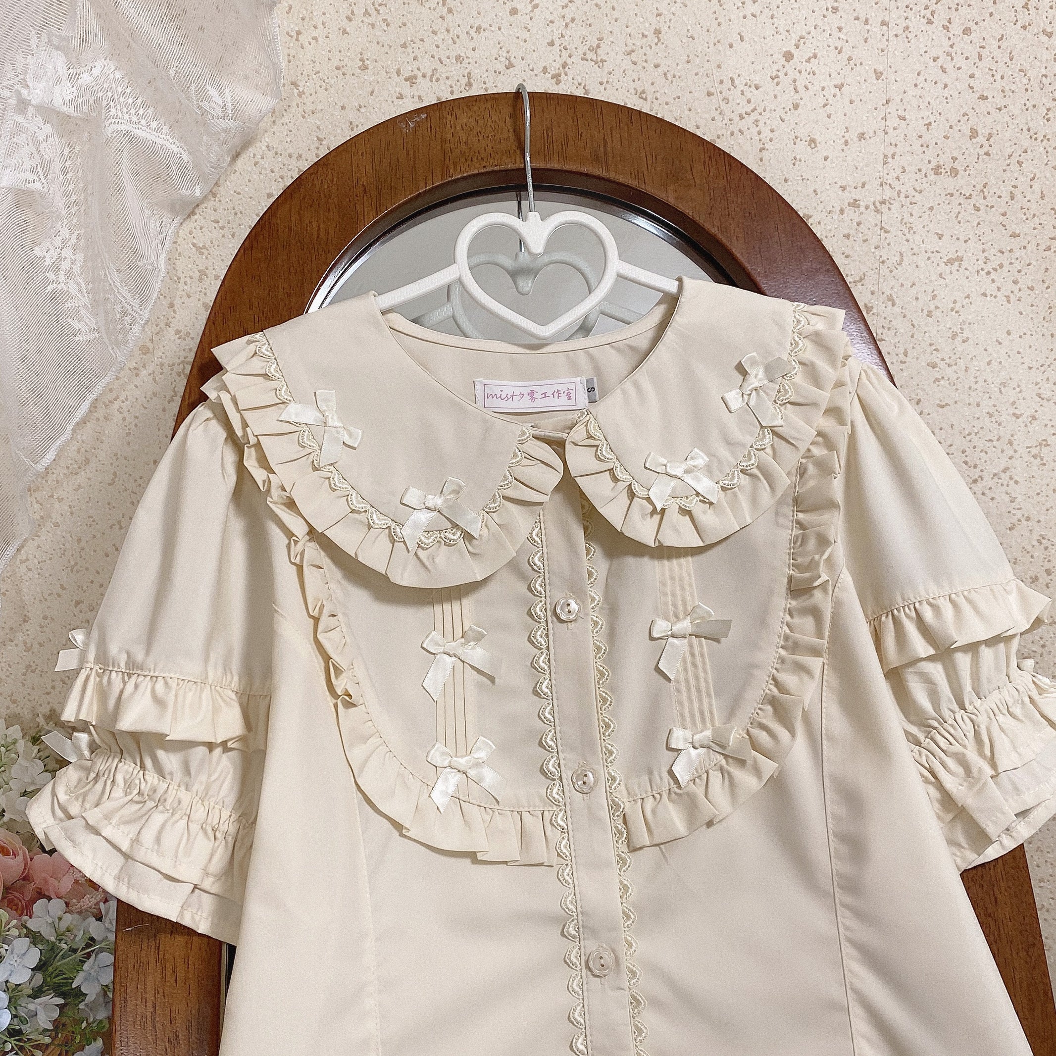 Creamy Condensed Milk - Kawaii Lolita Shirt Soft Girl Short-sleeved - Image 3
