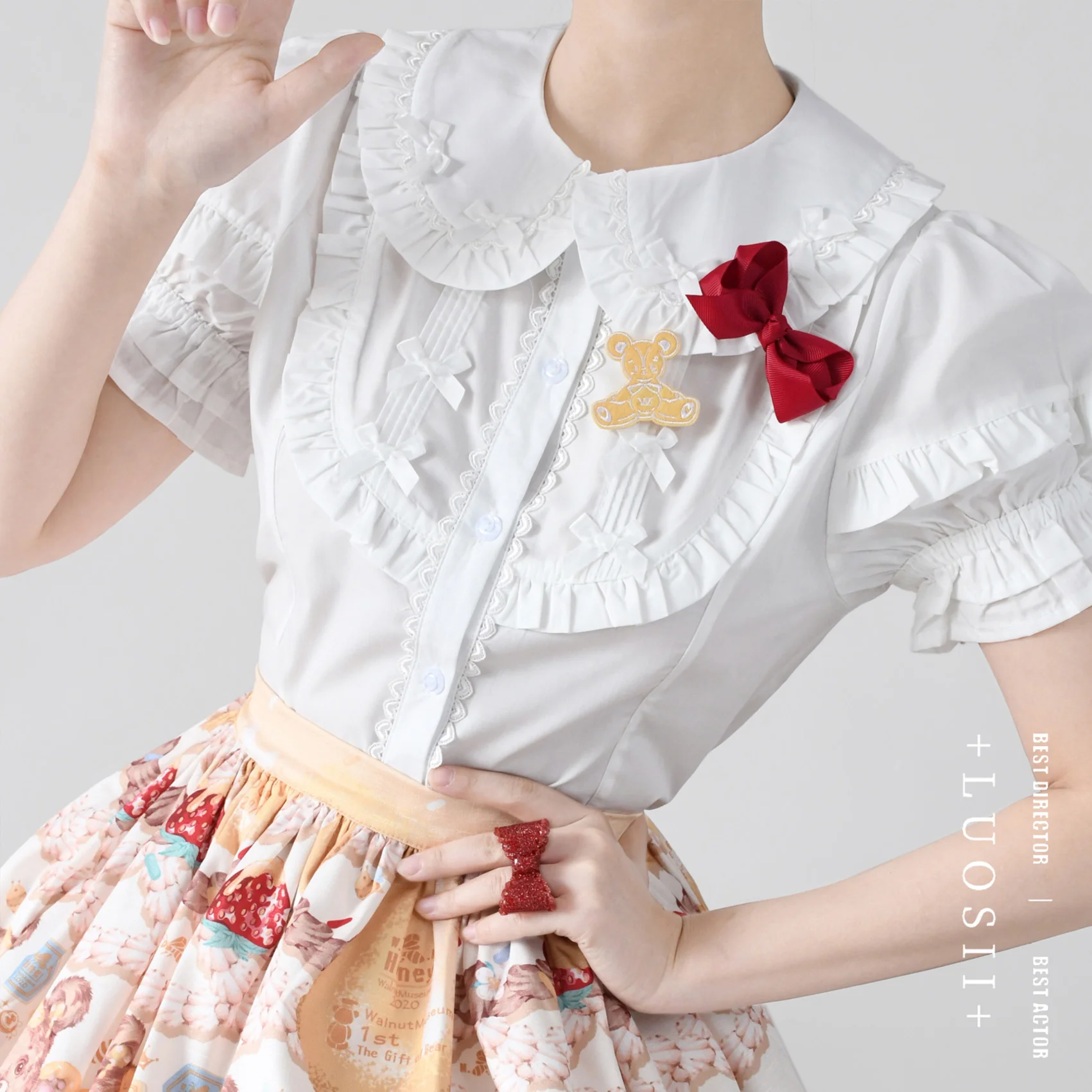 Creamy Condensed Milk - Kawaii Lolita Shirt Soft Girl Short-sleeved - Image 31