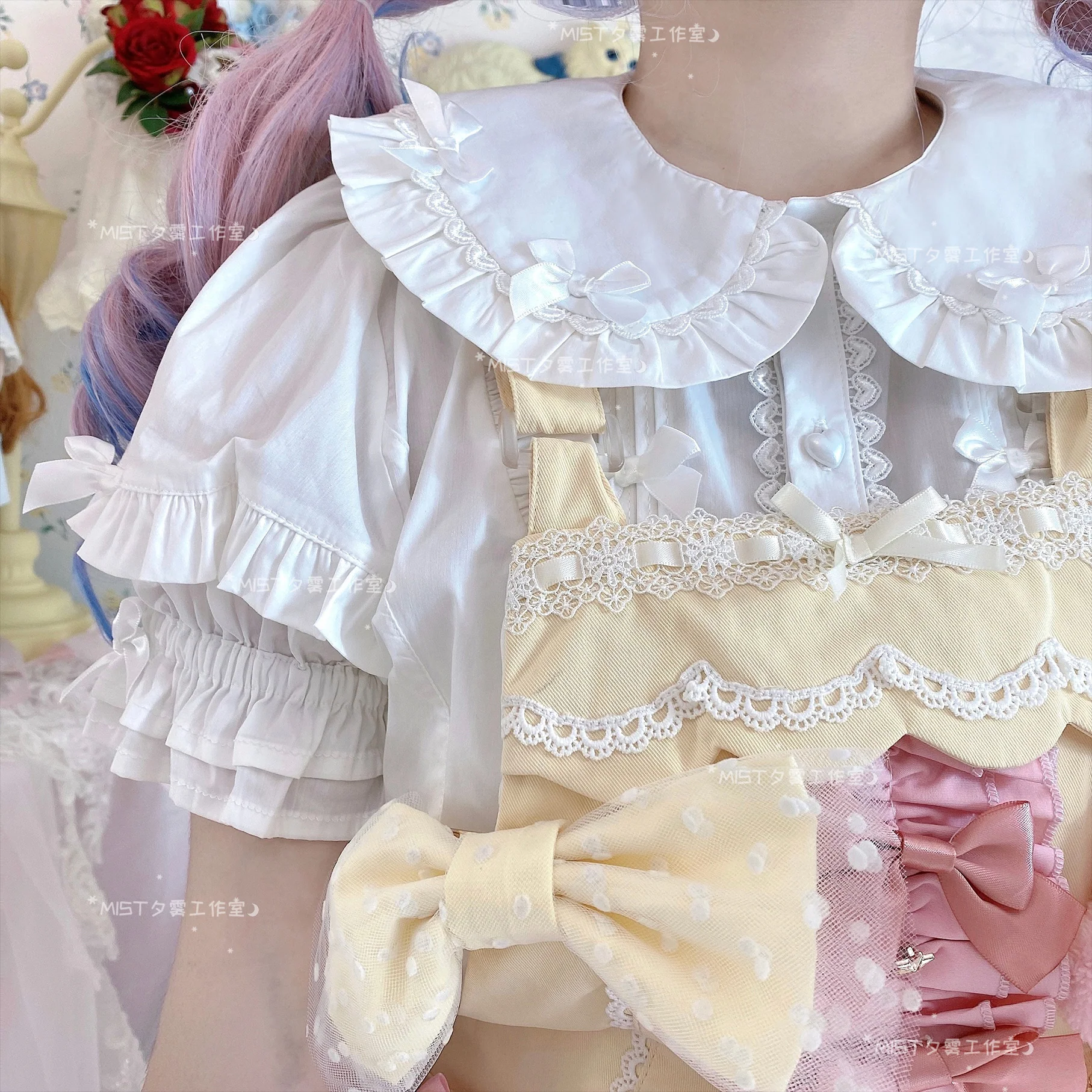 Creamy Condensed Milk - Kawaii Lolita Shirt Soft Girl Short-sleeved - Image 32